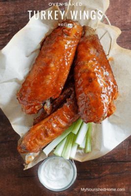 Baked Turkey Wings In The Oven | My Nourished Home