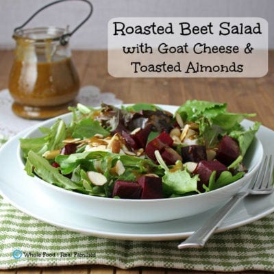 Roasted Beet Salad with Goat Cheese and Shallot Vinaigrette | My ...