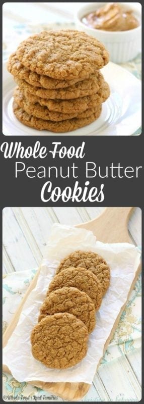 Whole Food Peanut Butter Cookies | My Nourished Home