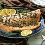 Roasted Salmon with Capers is elegant enough for dinner guests. But fast enough for a weeknight meal.