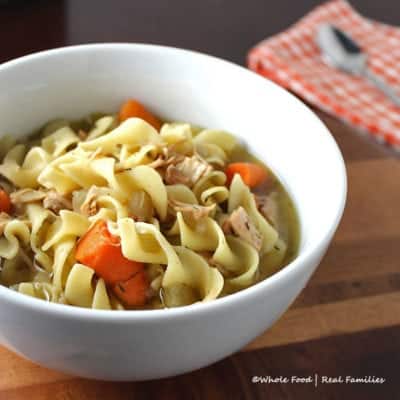 Slow Cooker Chicken Noodle Soup | My Nourished Home