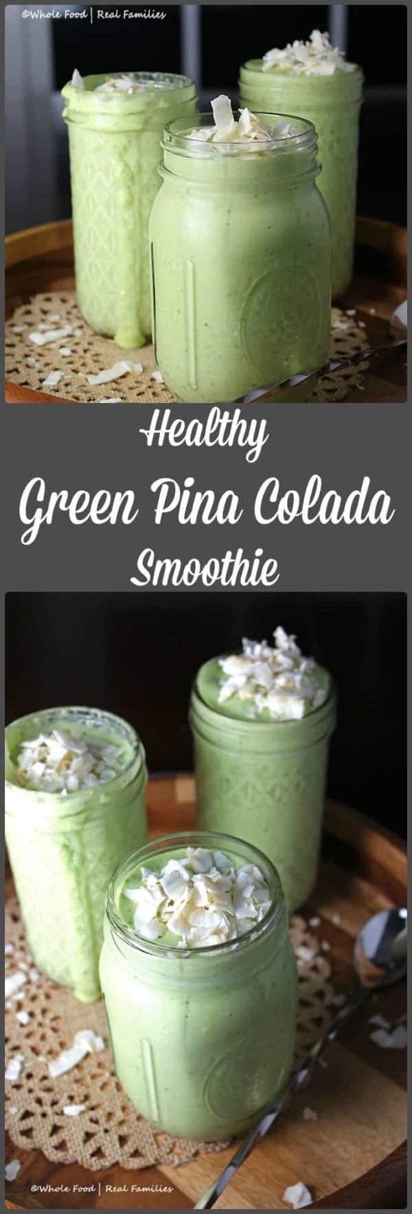 Healthy Green Pina Colada Smoothie | My Nourished Home