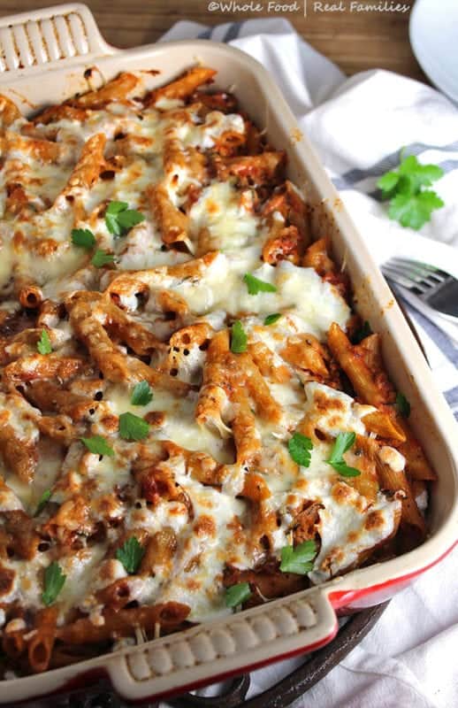 Baked Pasta with Sausage and Zucchini | My Nourished Home