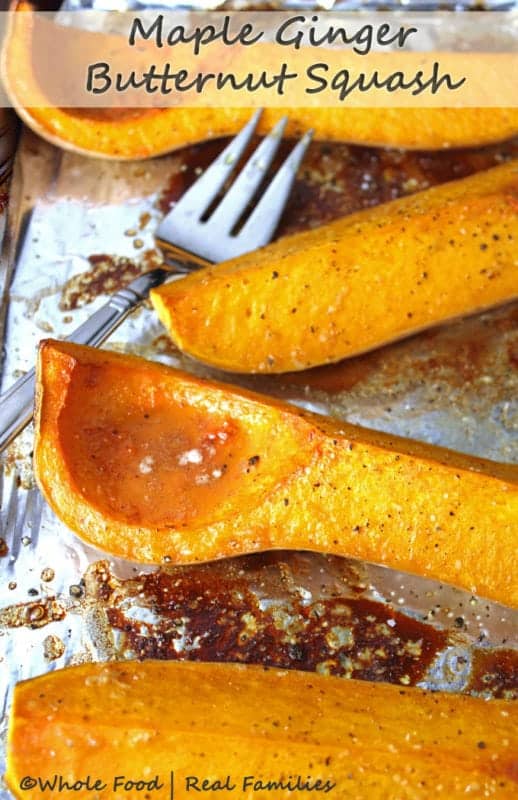 Maple Ginger Butternut Squash | My Nourished Home