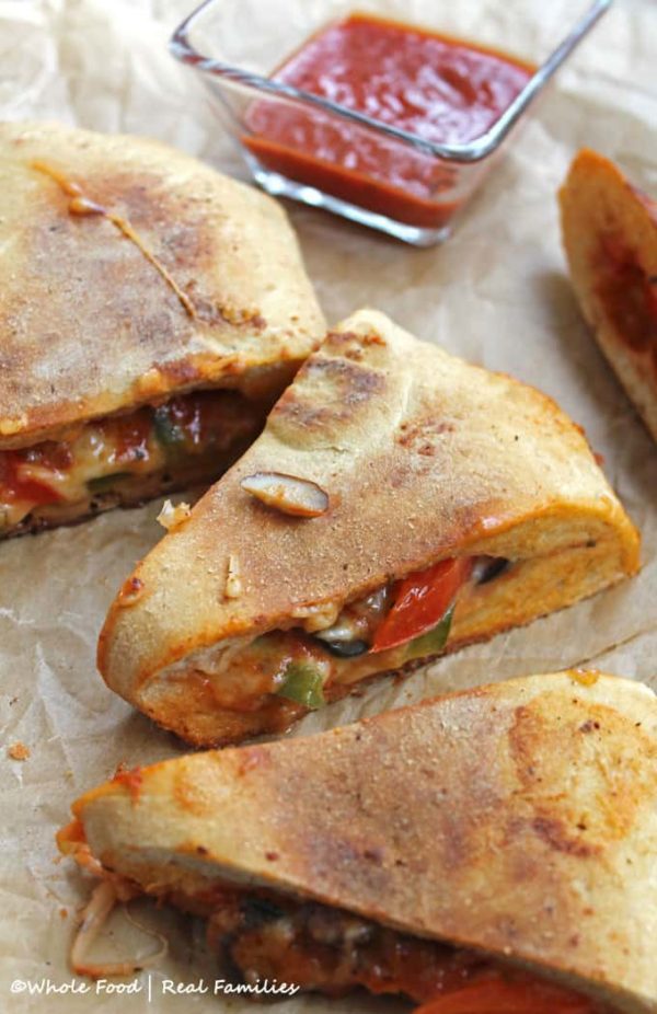 Grilled Vegetable Calzones | My Nourished Home