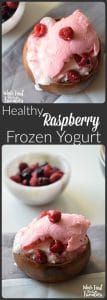 Healthy Raspberry Frozen Yogurt | My Nourished Home
