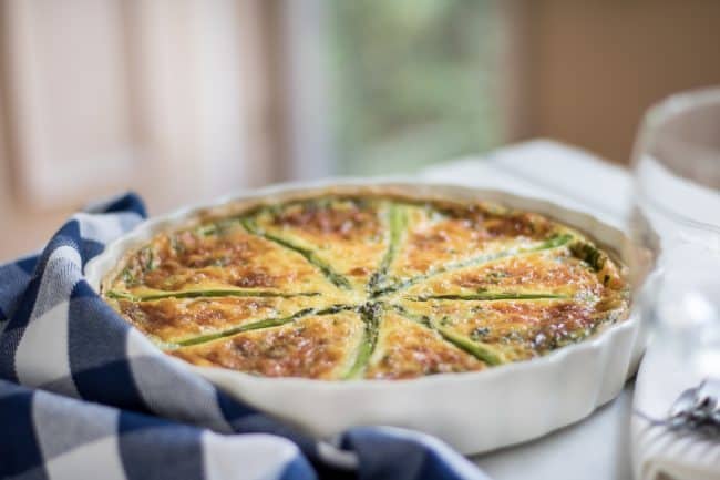 Fresh Asparagus Quiche | My Nourished Home