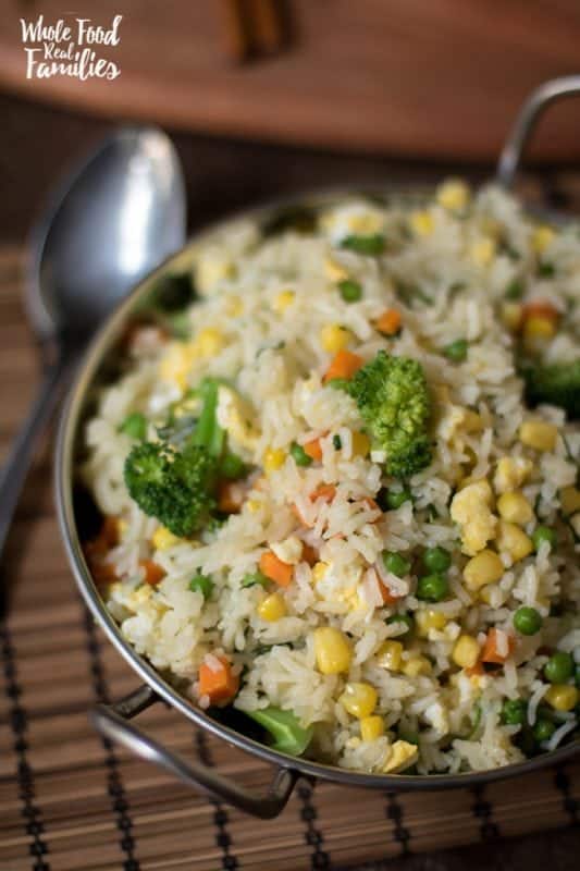 Healthy Vegetable Fried Rice | My Nourished Home