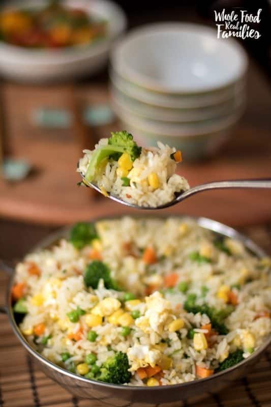 Healthy Vegetable Fried Rice | My Nourished Home