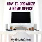 How to Organize a Home Office