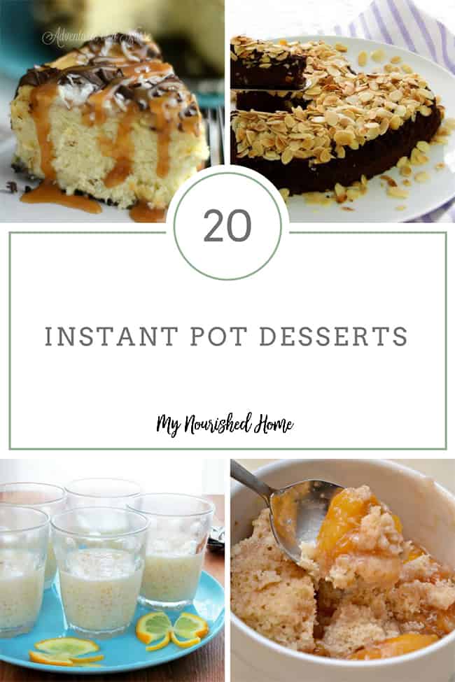 20 Instant Pot Desserts