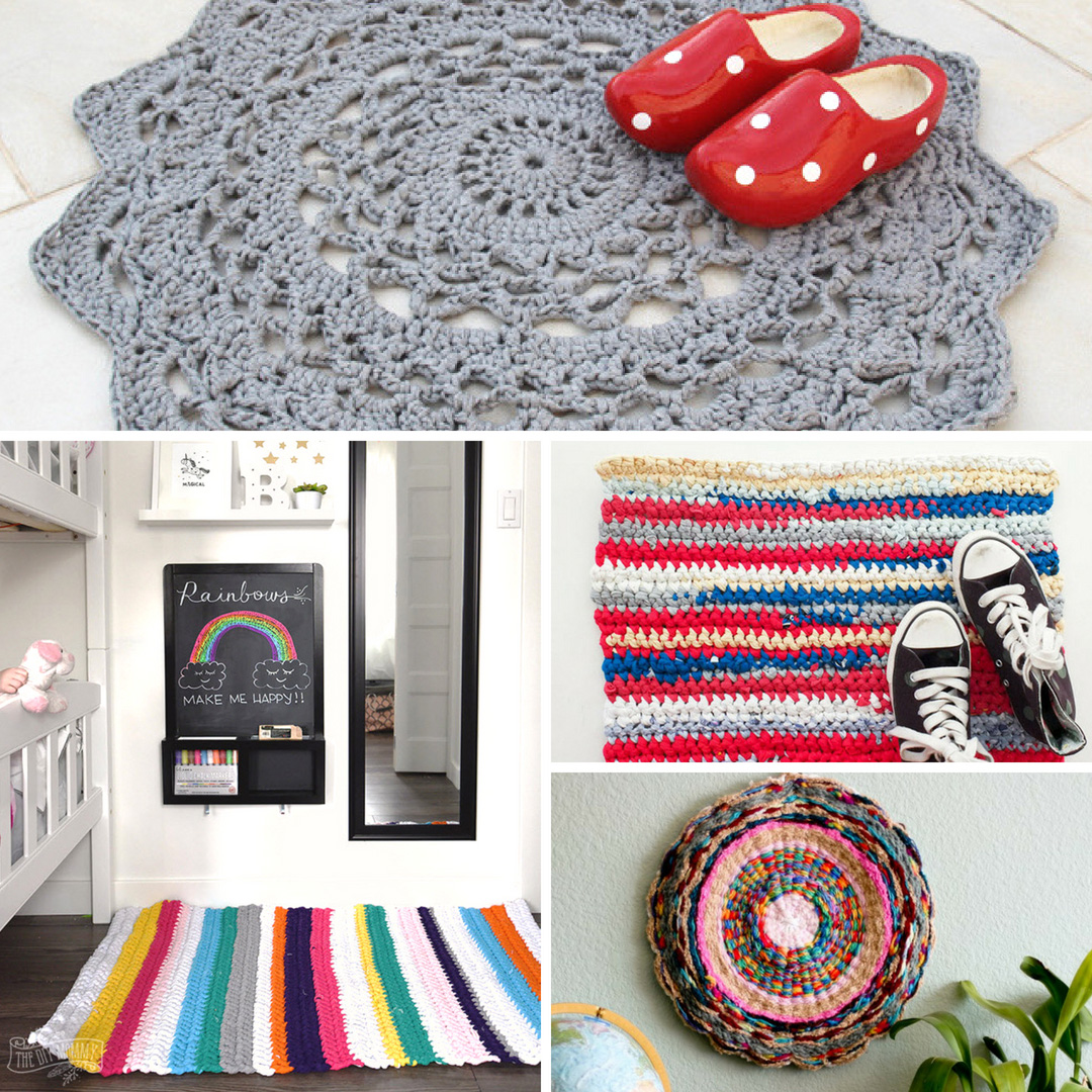 Lovely DIY Crocheted and Knitted Rugs My Nourished Home