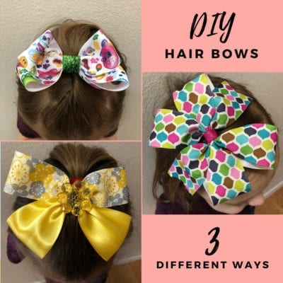 How to Make Hair Bows - 3 Easy Styles | My Nourished Home