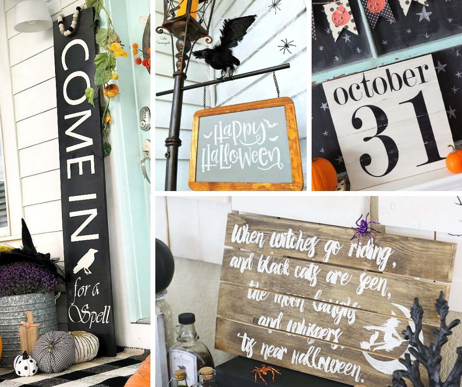 Fall Signs to celebrate Halloween