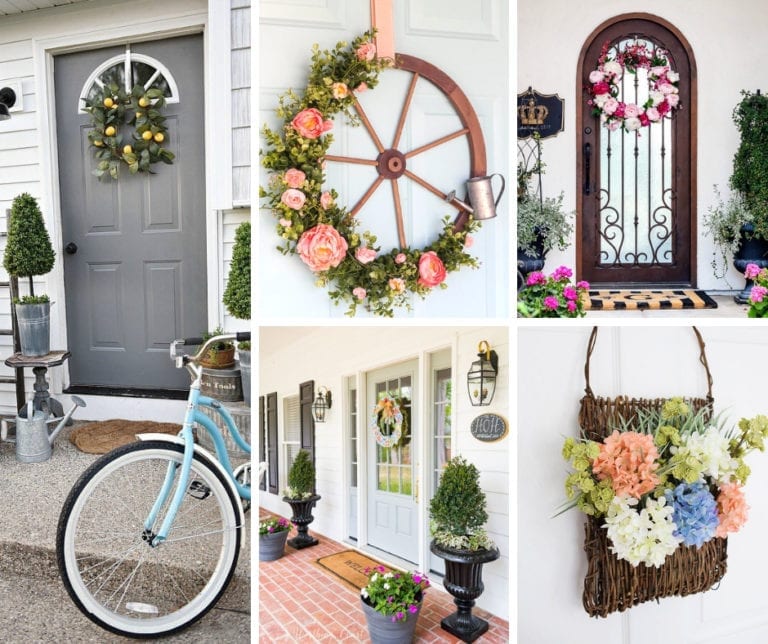 Spring Front Door Ideas | My Nourished Home