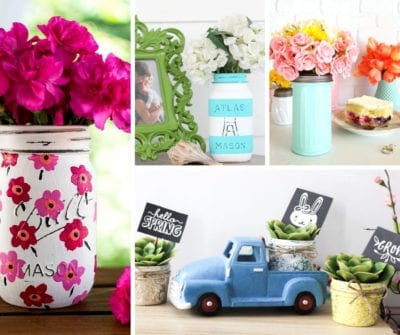 Spring Mason Jar Ideas to Brighten You Home | My Nourished Home