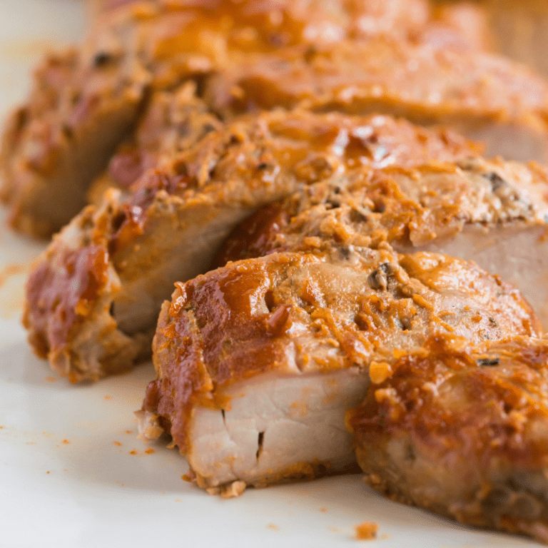 Smoked Pork Tenderloin with Mustard Glaze | My Nourished Home