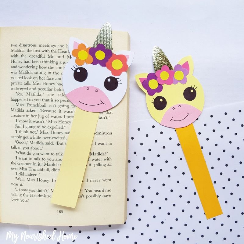 Free Printable Build a Unicorn Craft for Kids