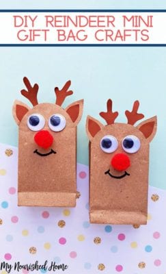 Gift Bag Reindeer Craft | My Nourished Home