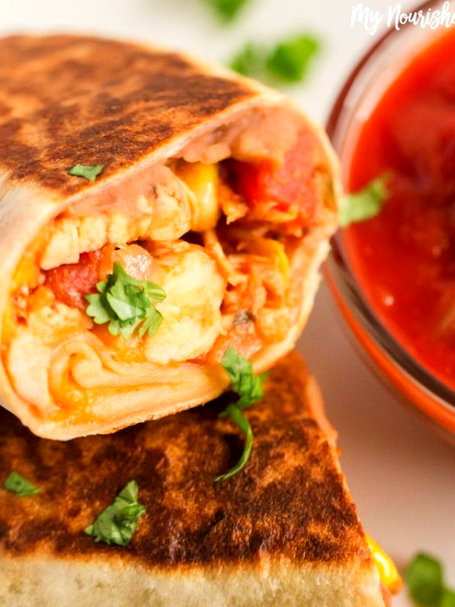 15 Minute Chicken Burrito My Nourished Home 6257