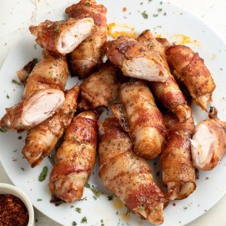 Bacon wrapped chicken tenders