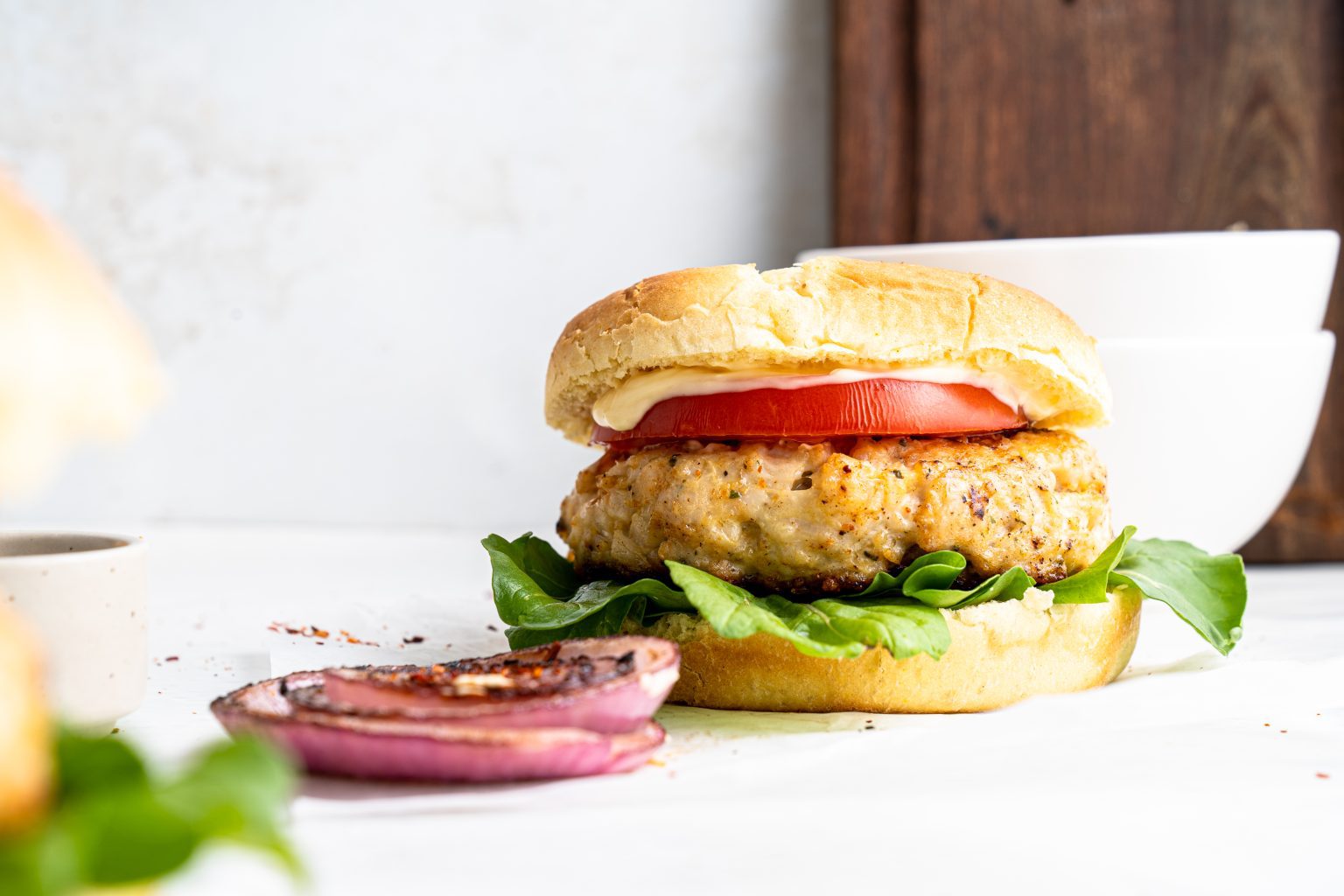 Ground Chicken Burger | My Nourished Home | Recipes