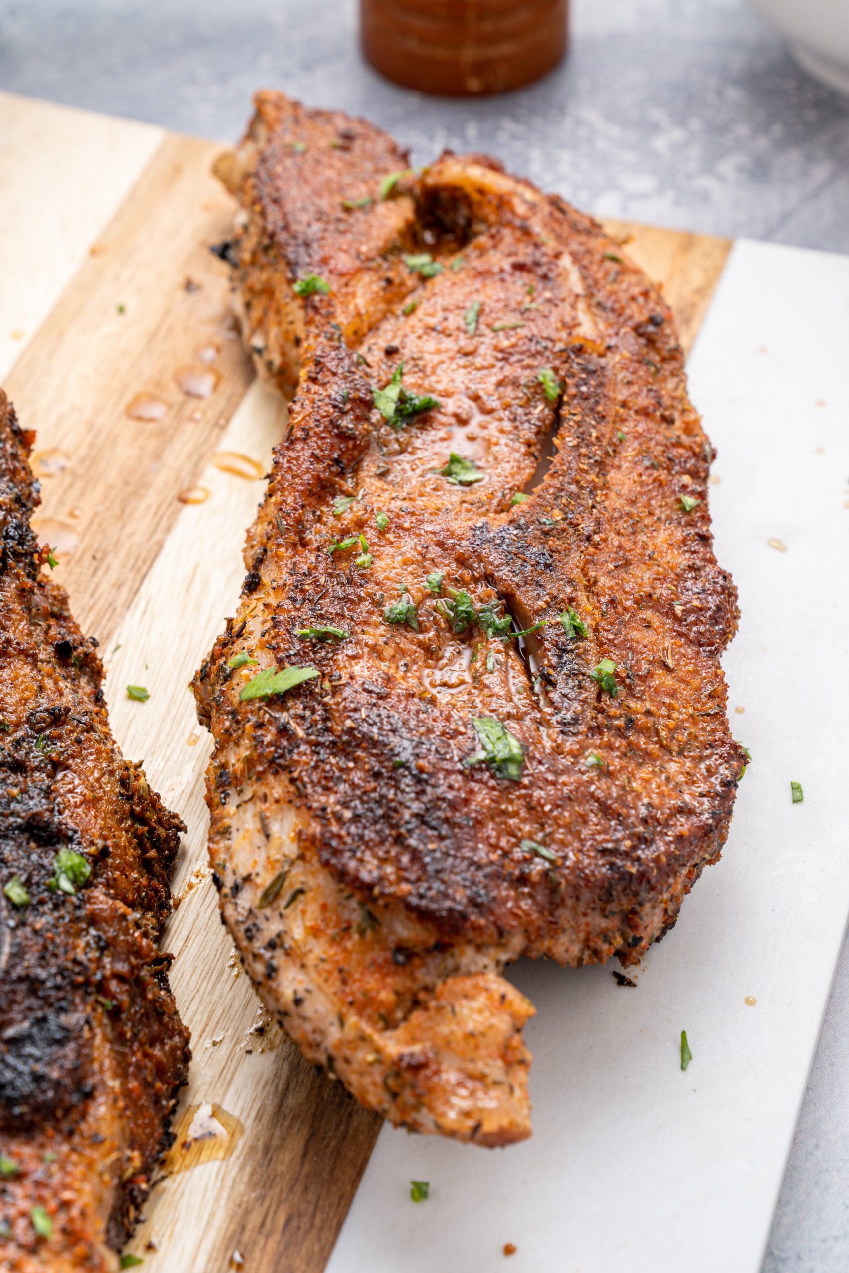 Skillet Pork Steak (Pork Seasoning Rub + Cast Iron)