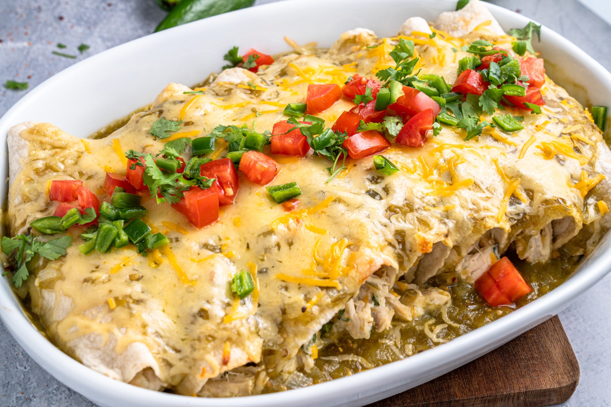 Chicken Enchiladas With Green Sauce My Nourished Home 7145