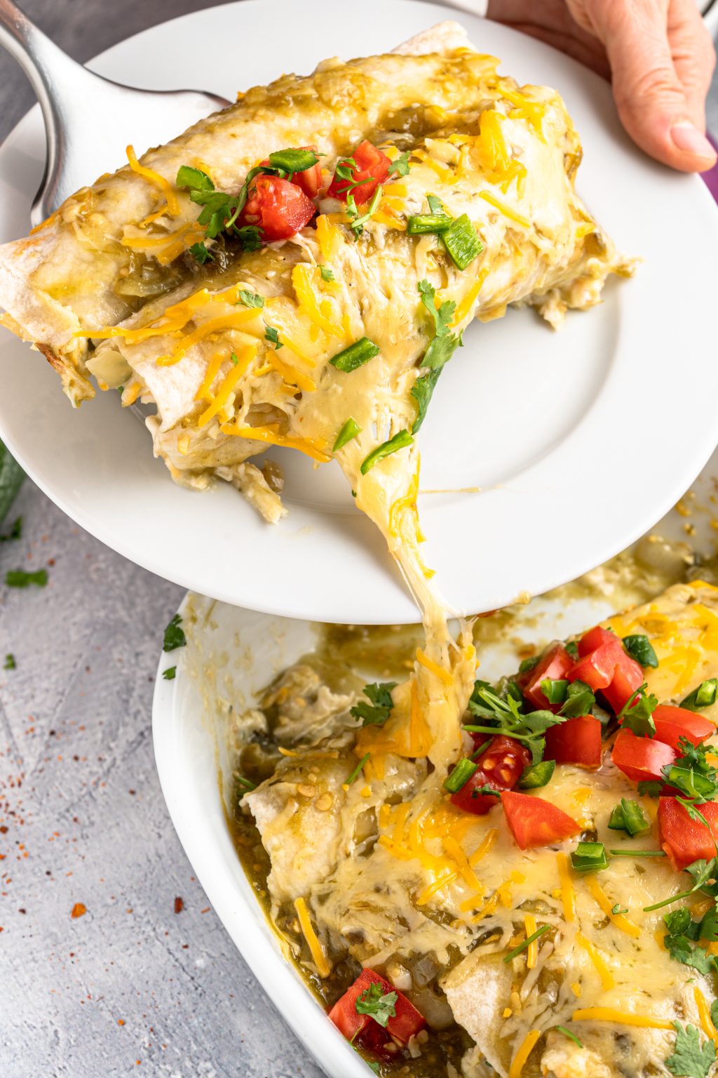 Chicken Enchiladas with Green Sauce | My Nourished Home