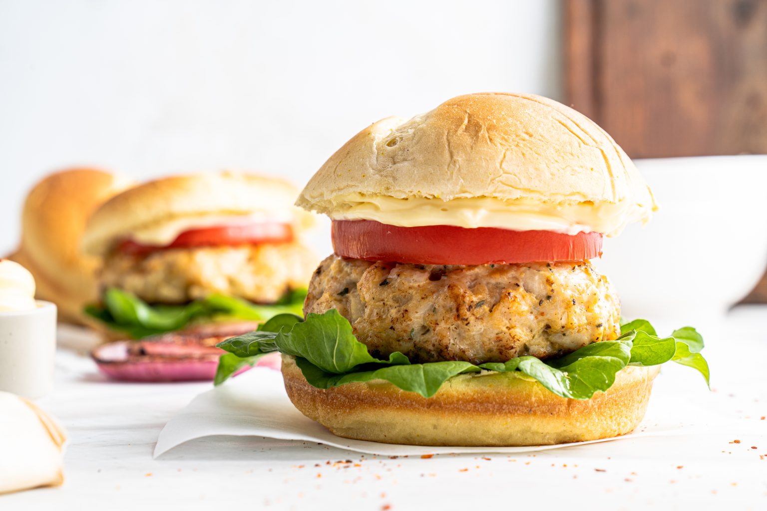 Ground Chicken Burger | My Nourished Home | Recipes