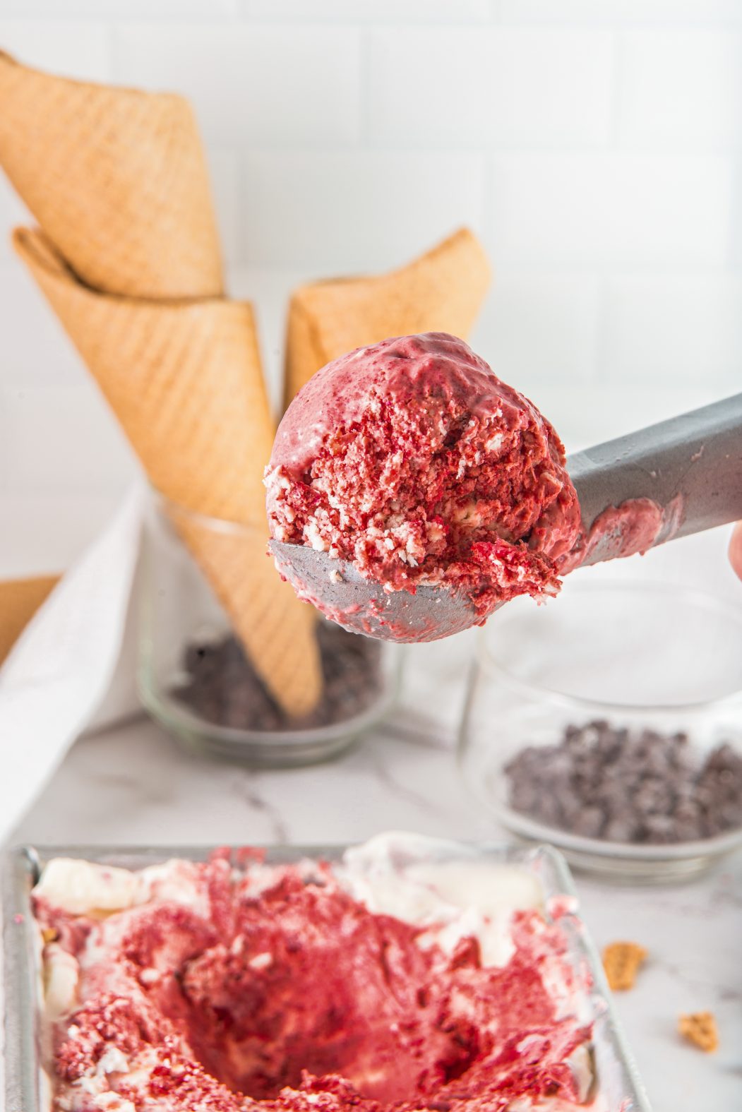 Red Velvet Ice Cream | My Nourished Home