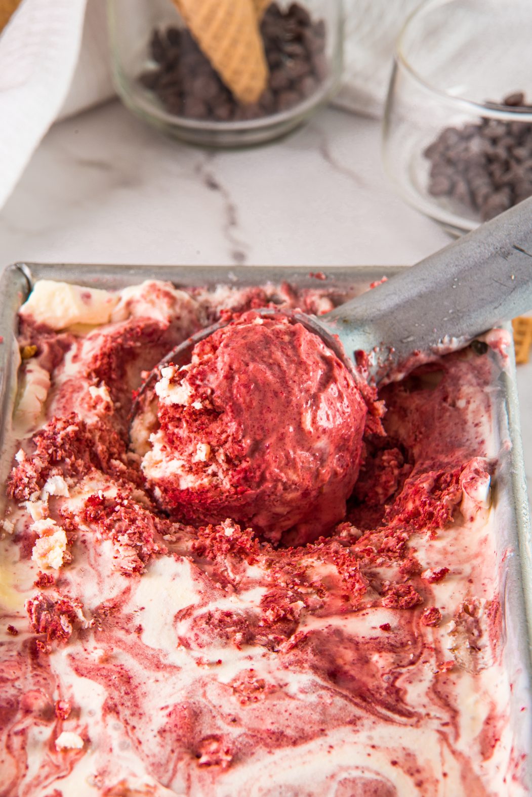 Red Velvet Ice Cream | My Nourished Home