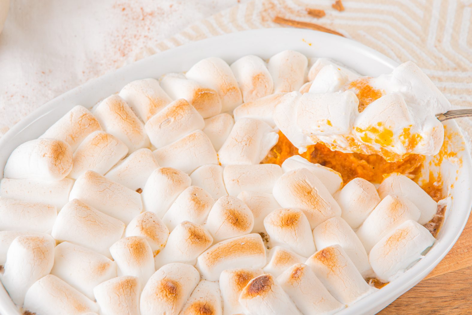 sweet potatoes with marshmallows