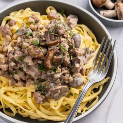 ground beef stroganoff