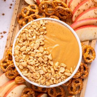 cream cheese caramel apple dip