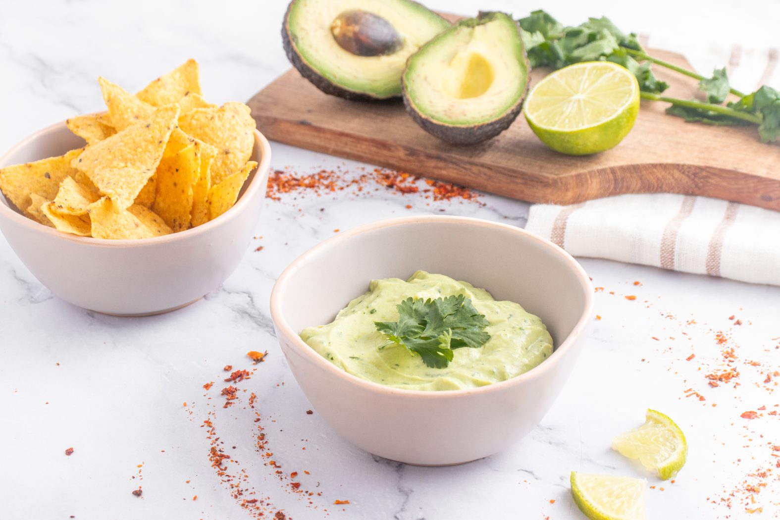 avocado cream sauce