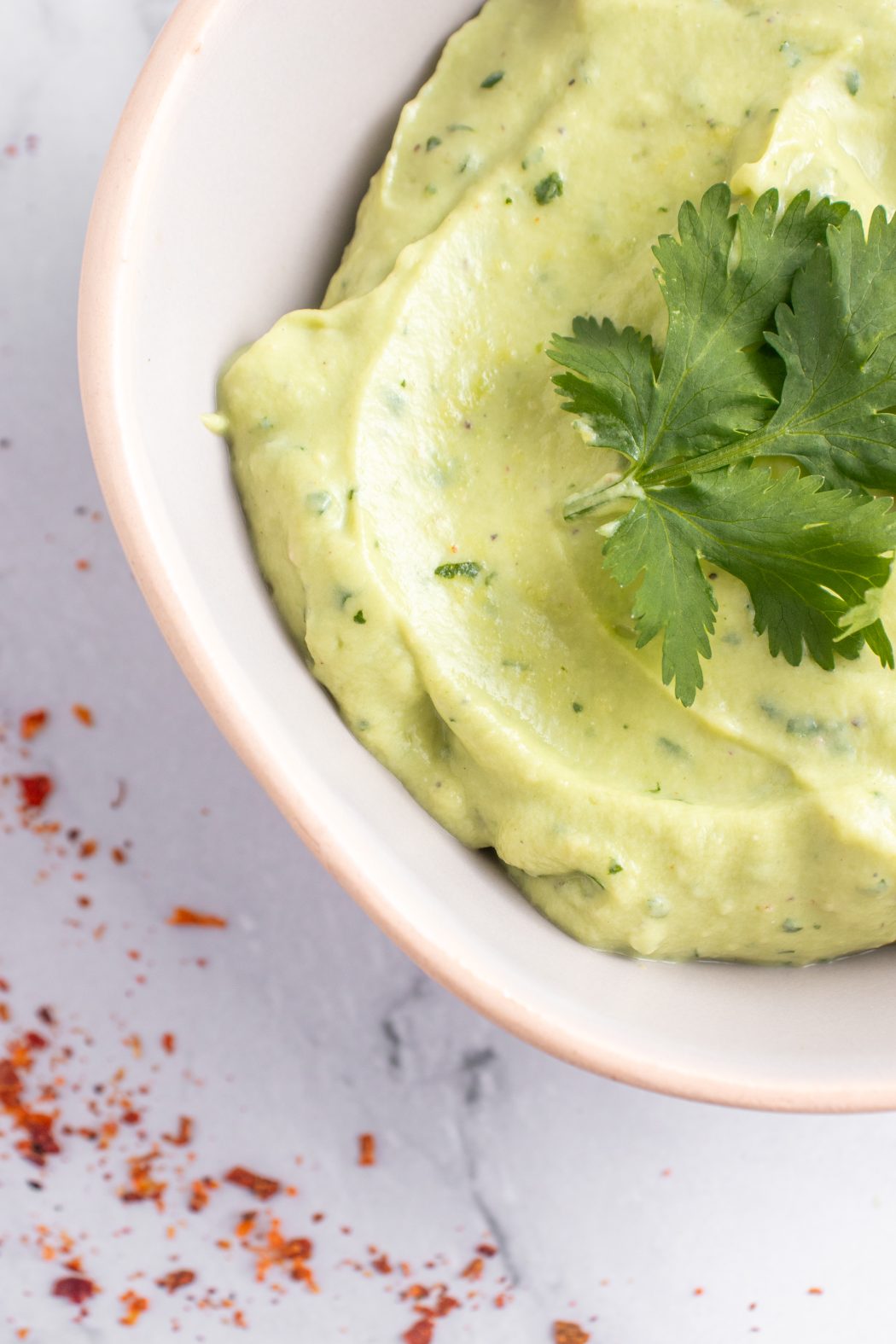 avocado cream sauce