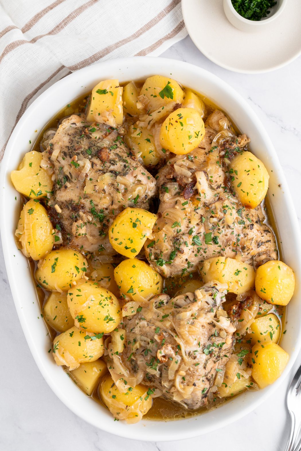 instant pot chicken thighs with potatoes